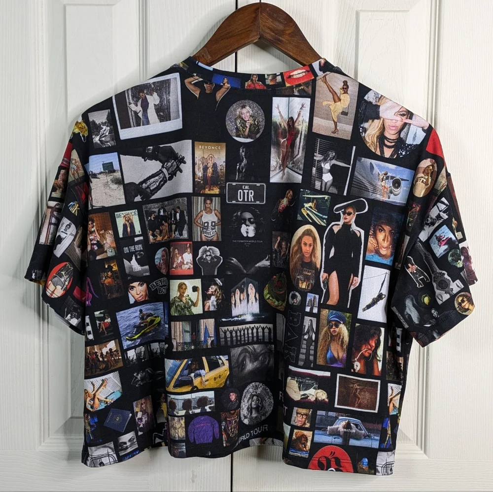 Beyonce | Tops | Beyonce Beysearch Collection Graphic Crop Top Medium ...